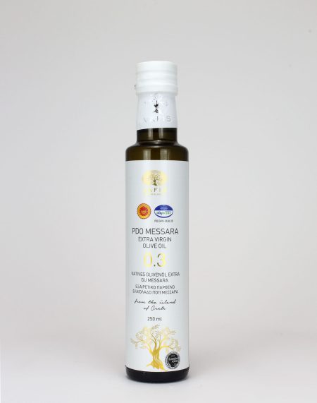 Vafis PDO Messara 0.3 Extra Virgin Olive Oil, 250ml Bottle