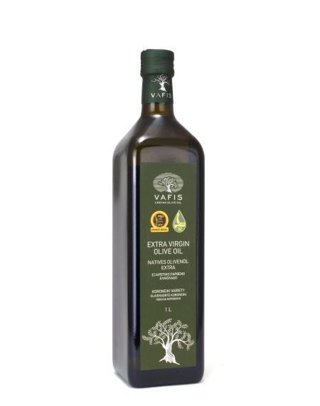 Vafis Extra Virgin Olive Oil, 1L Marasca Bottle