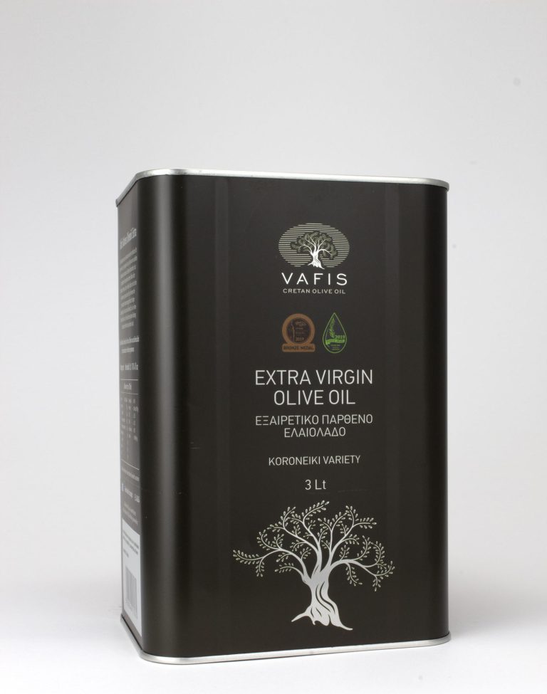 Vafis Extra Virgin Olive Oil, 3L Tin